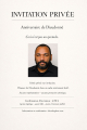 Dieudonné - Invitation privée – Anniversaire de Dieudonné